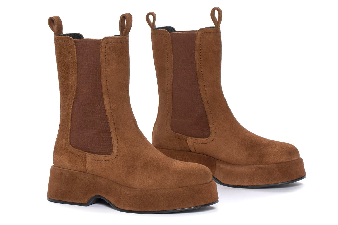 BOTIN PLATAFORMA FLIPER VELOUR TOFFE