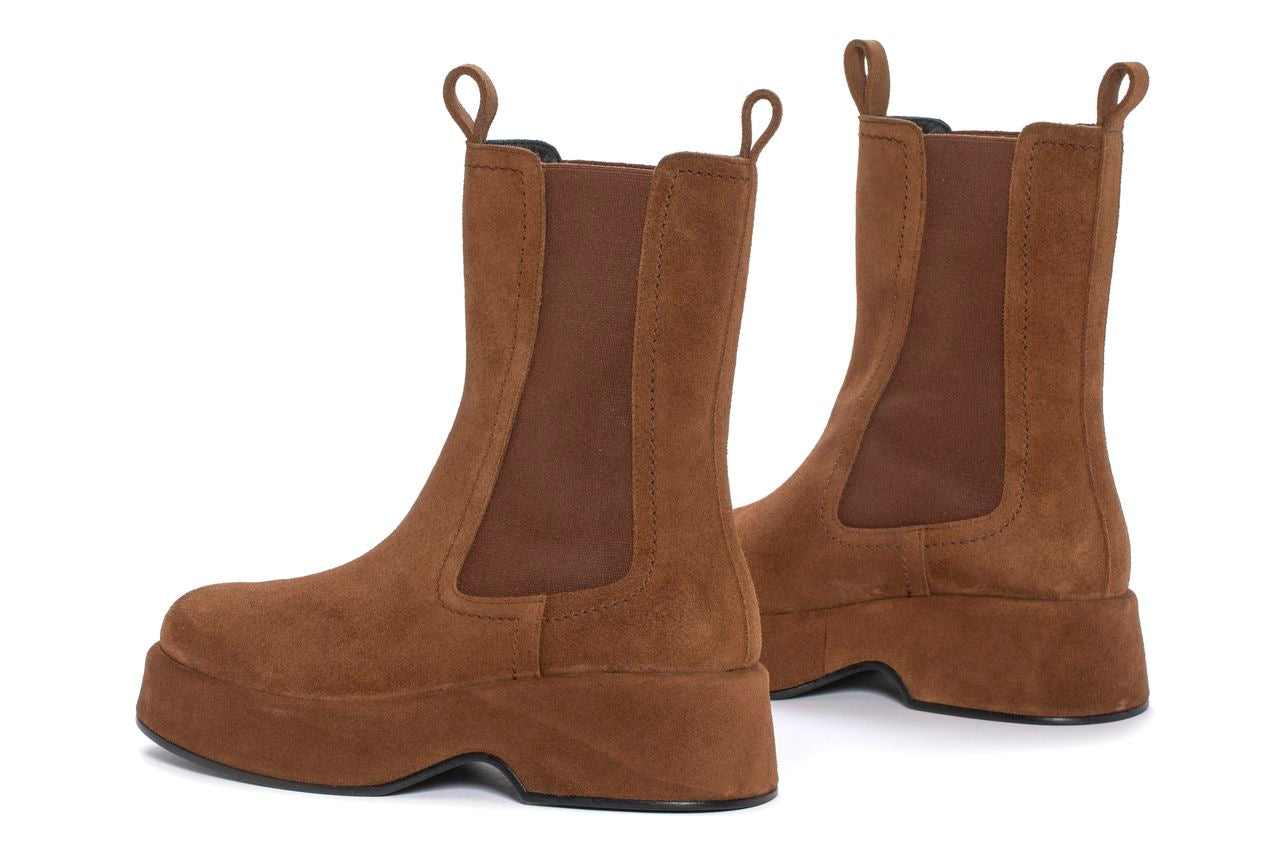 BOTIN PLATAFORMA FLIPER VELOUR TOFFE