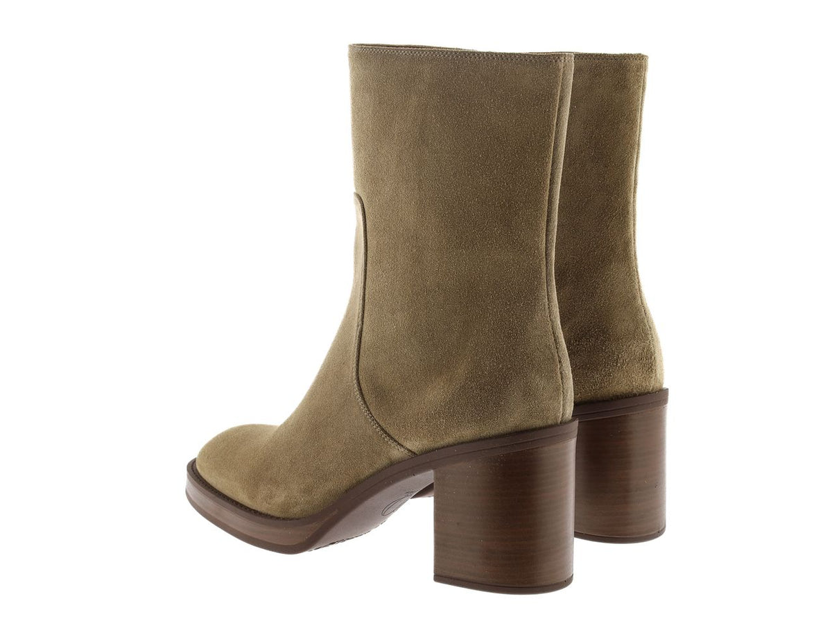 BOTIN TACON MABEL VELOUR TAUPE