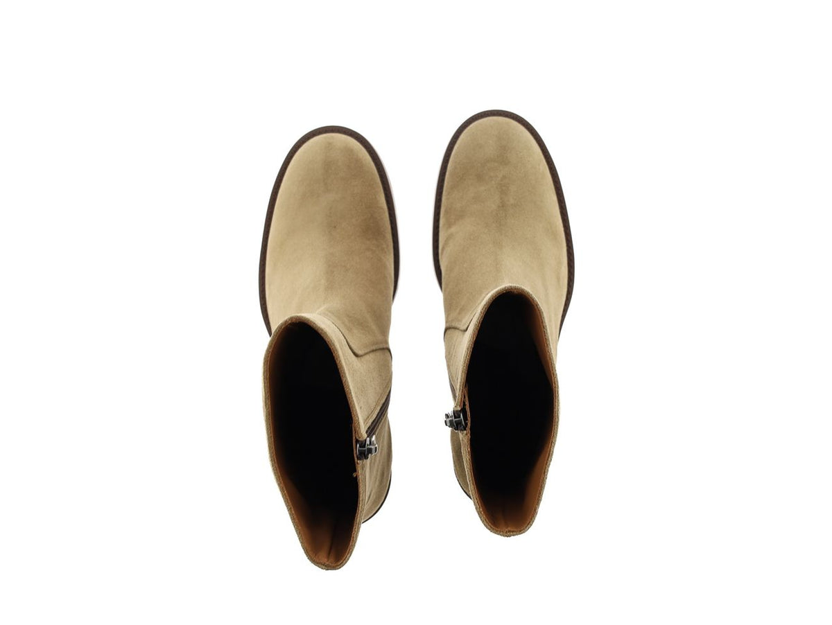 BOTIN TACON MABEL VELOUR TAUPE