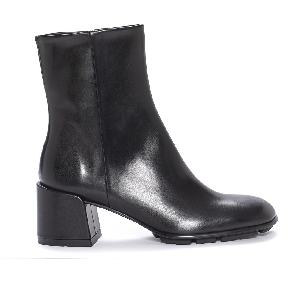 BOTIN TACON VICHY BABY CALF NEGRO