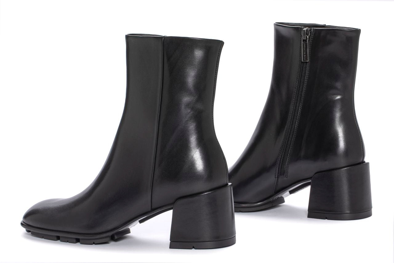 BOTIN TACON VICHY BABY CALF NEGRO