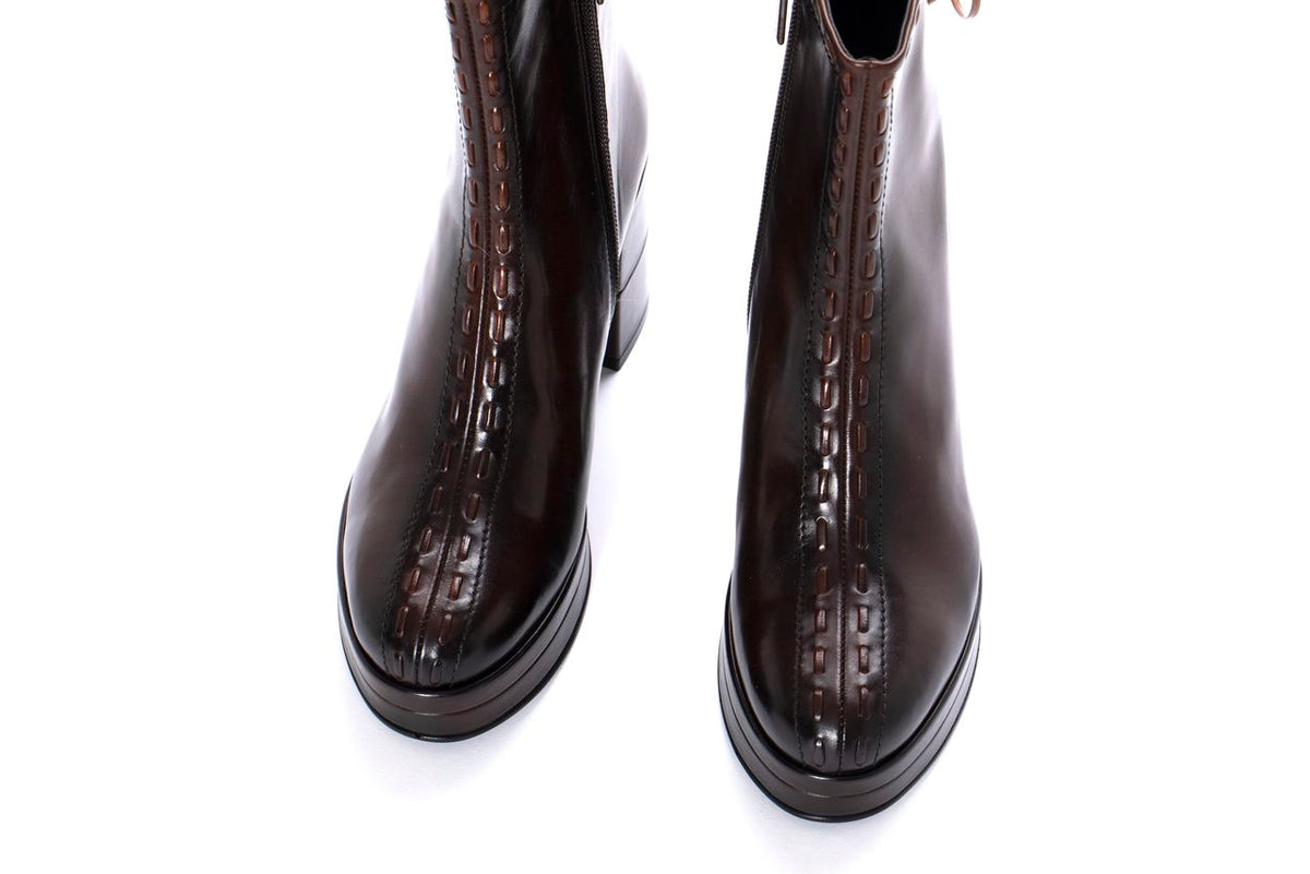 BRISA NEPAL EBANO HEELED ANKLE BOOT