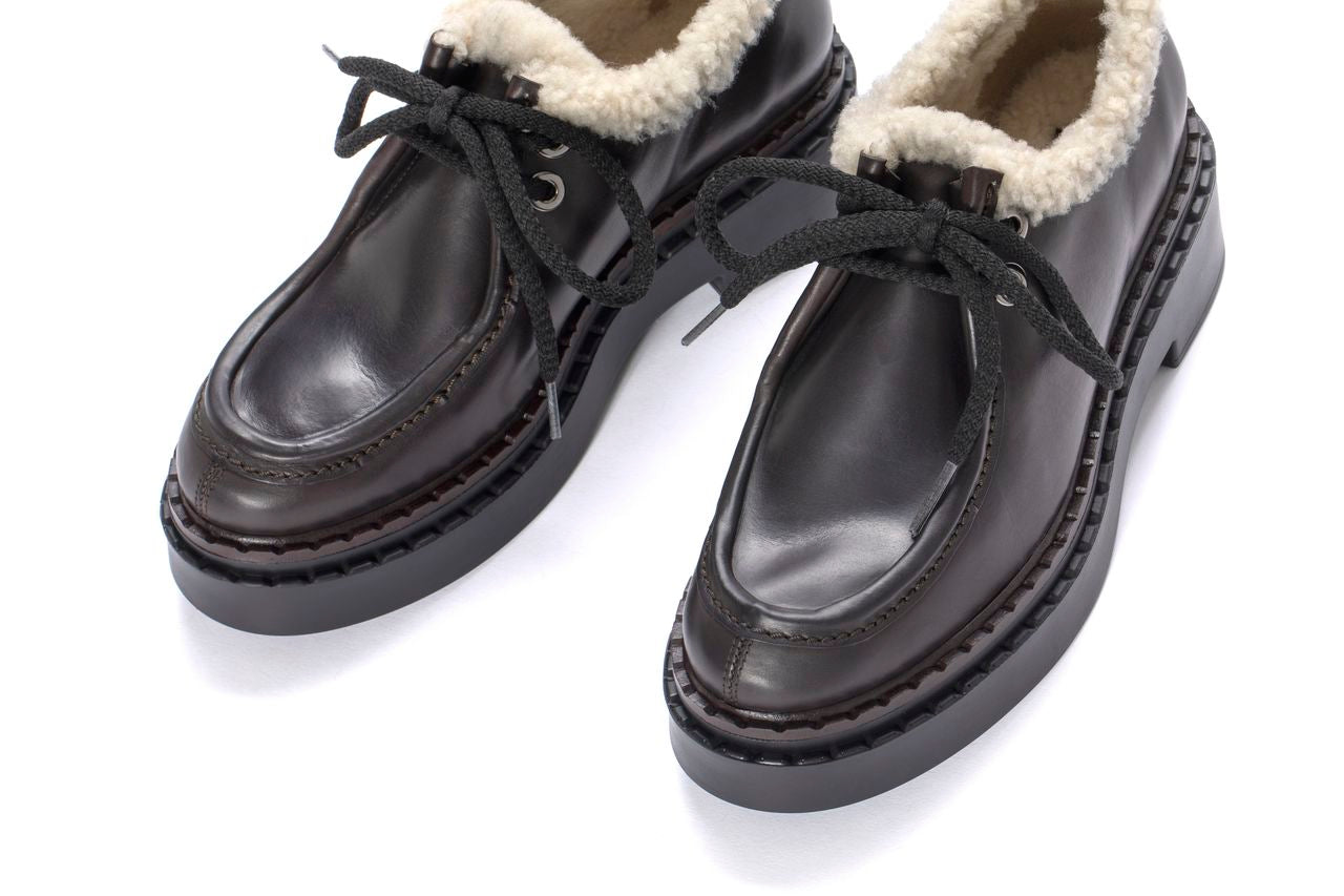 ZAPATO PLATAFORMA NADIA MAKETE EXPRESS + MOUTON BEIGE