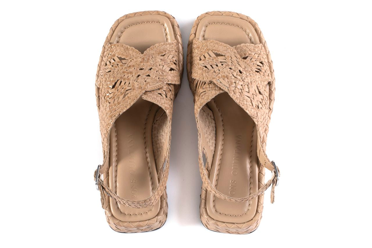 SANDALIA PLANA MALTA TAUPE