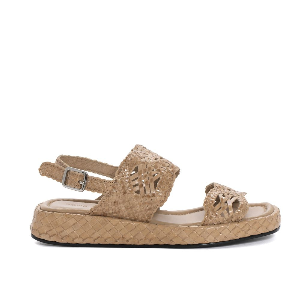 SANDALIA PLANA MALTA TAUPE