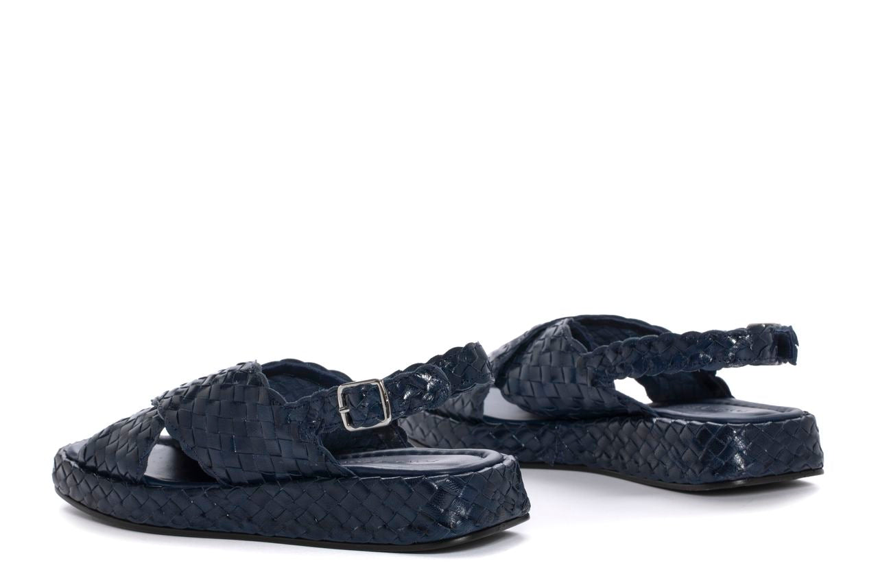 SANDALIA PLANA MALTA AZULON