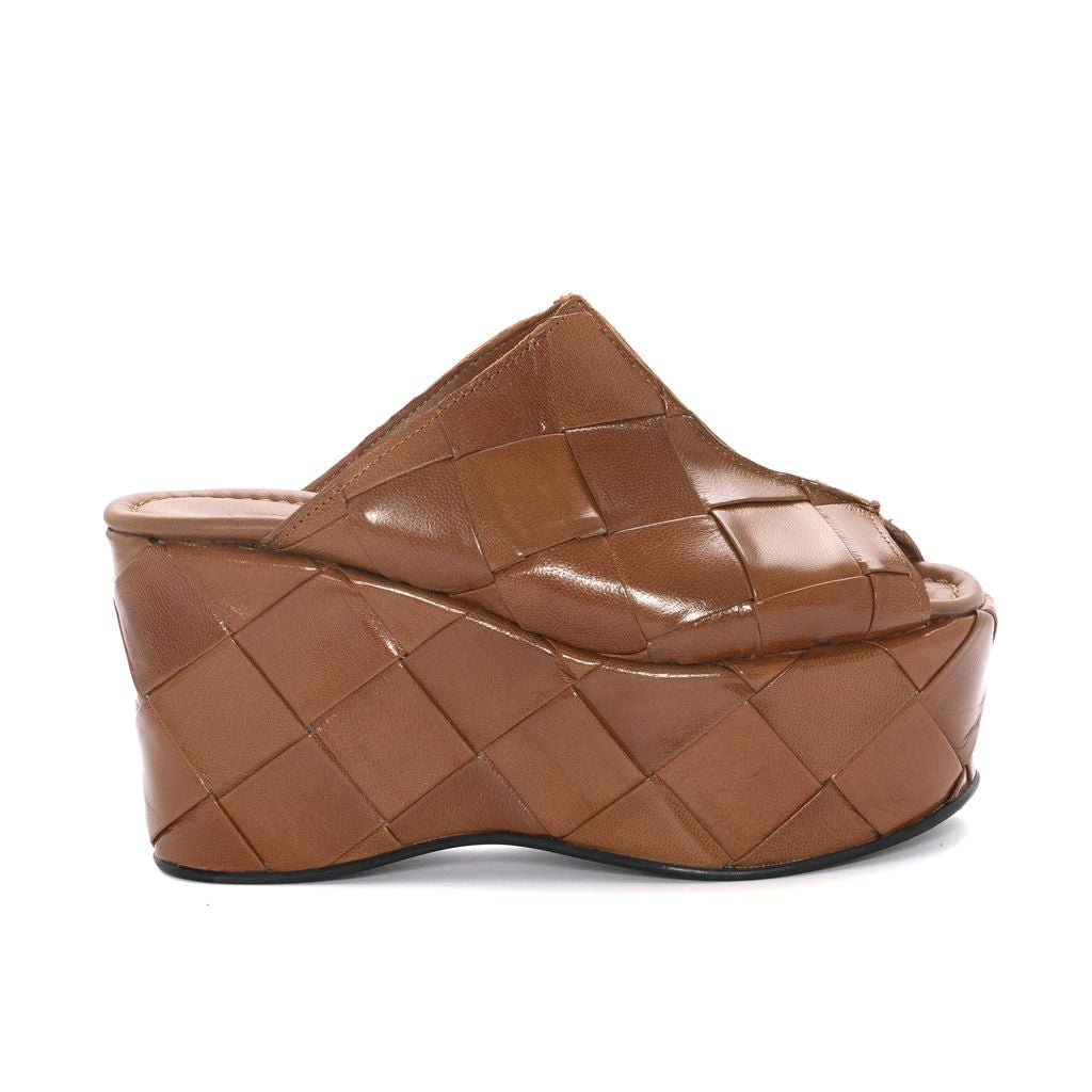 SANDALIA PLATAFORMA ELISA TRENZADO 3,5 CM TOFFE