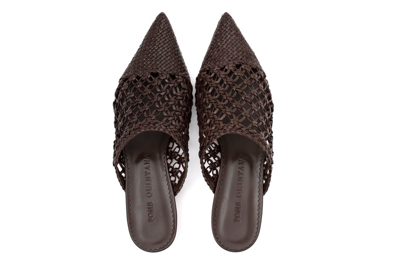 SANDALIA PLANA LUCY CAFE