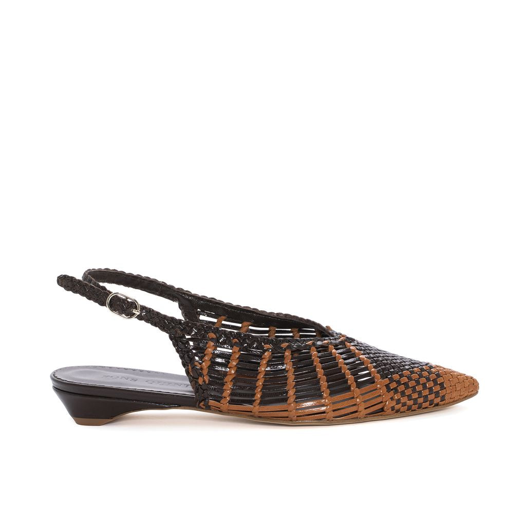 SANDALIA PLANA LUCY CAFE+TOFFE