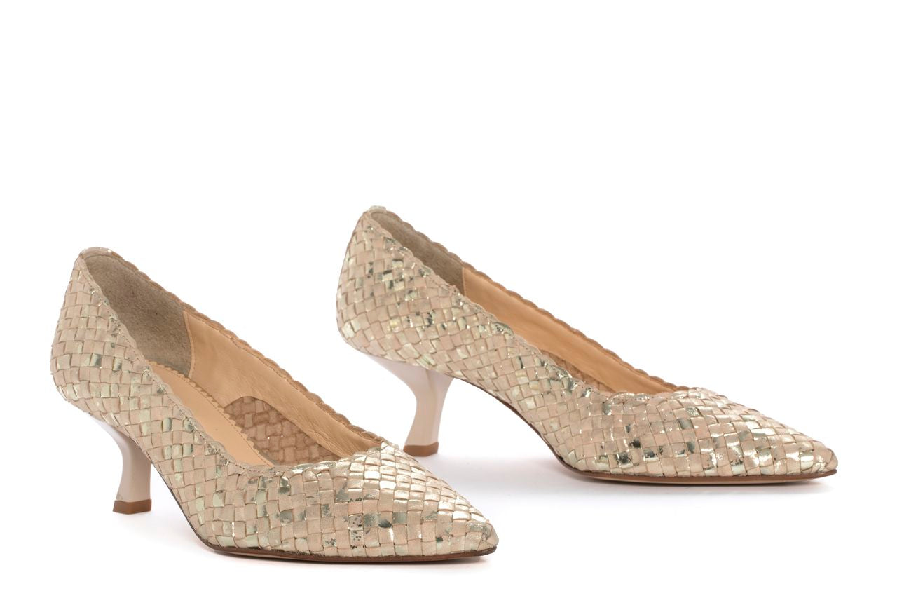 SANDALIA TACON CAROL GAUDET IVORY