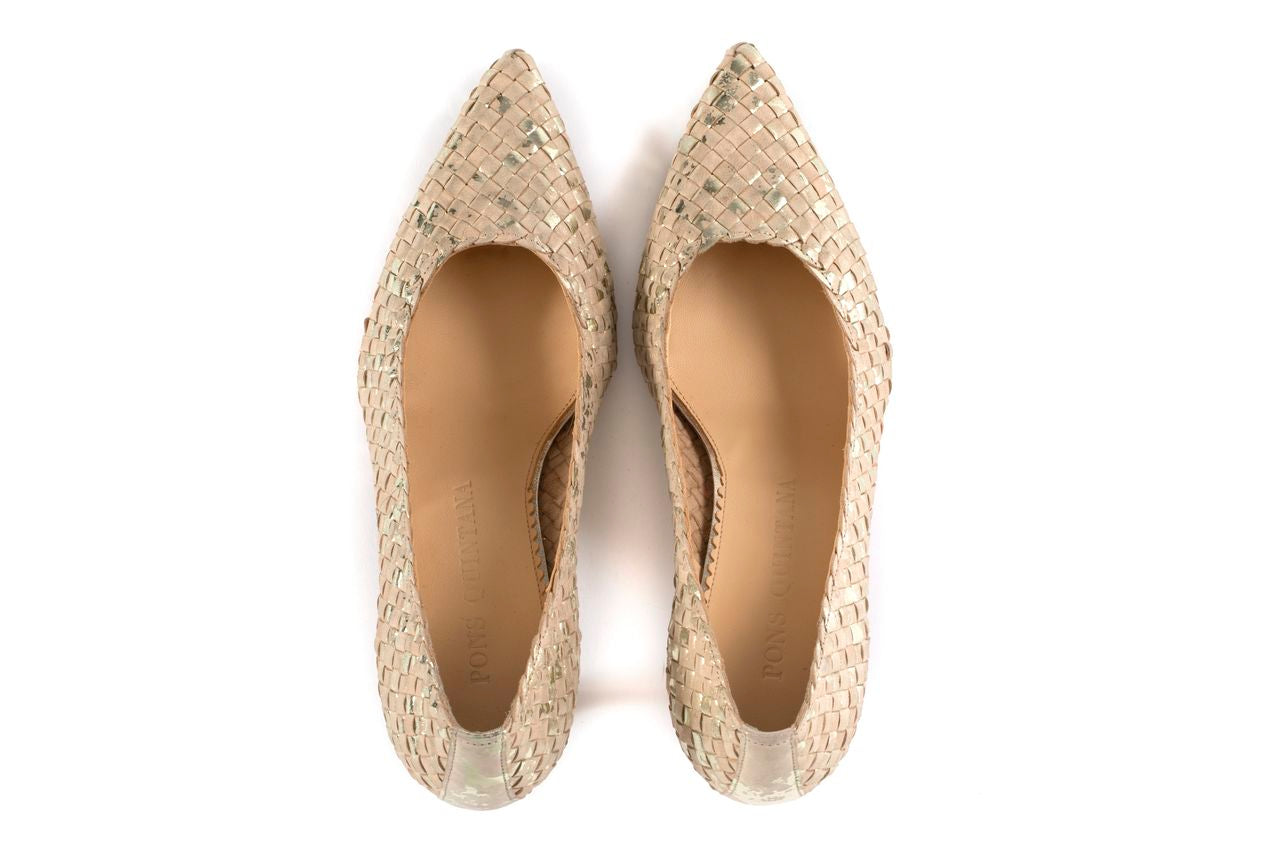 SANDALIA TACON CAROL GAUDET IVORY