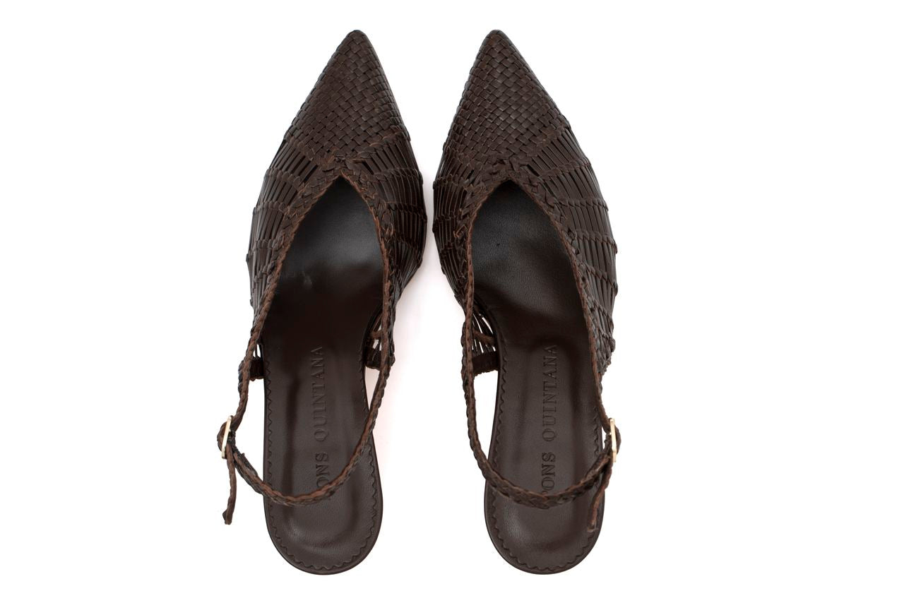 SANDALIA TACON CAROL CAFE