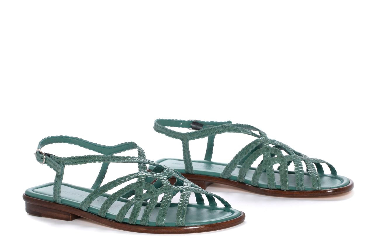 TINA PETROL FLAT SANDAL