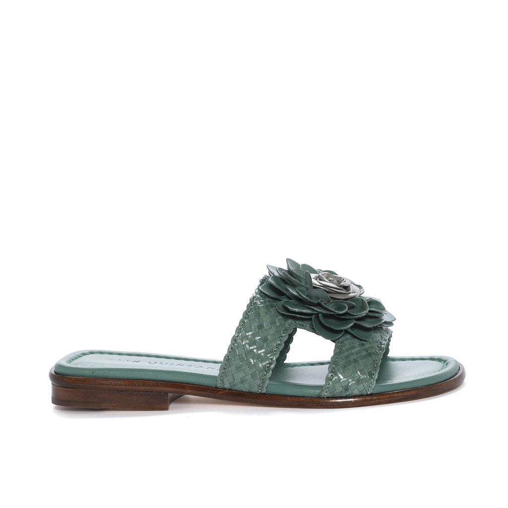 SANDALIA PLANA TINA PETROL