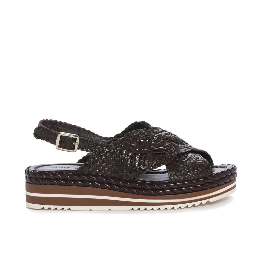 SANDALIA PLATAFORMA MILAN CAFE