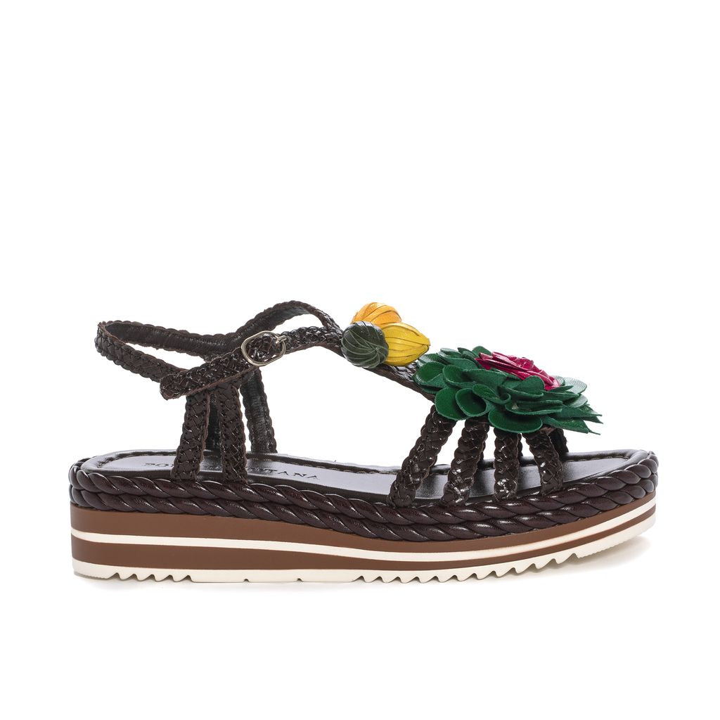 SANDALIA PLATAFORMA MILAN CAFE