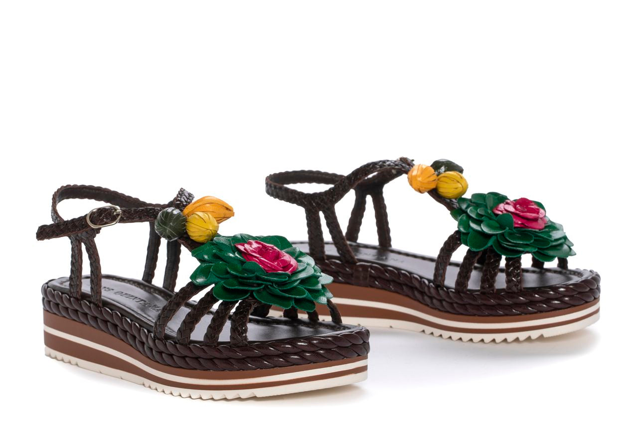 SANDALIA PLATAFORMA MILAN CAFE