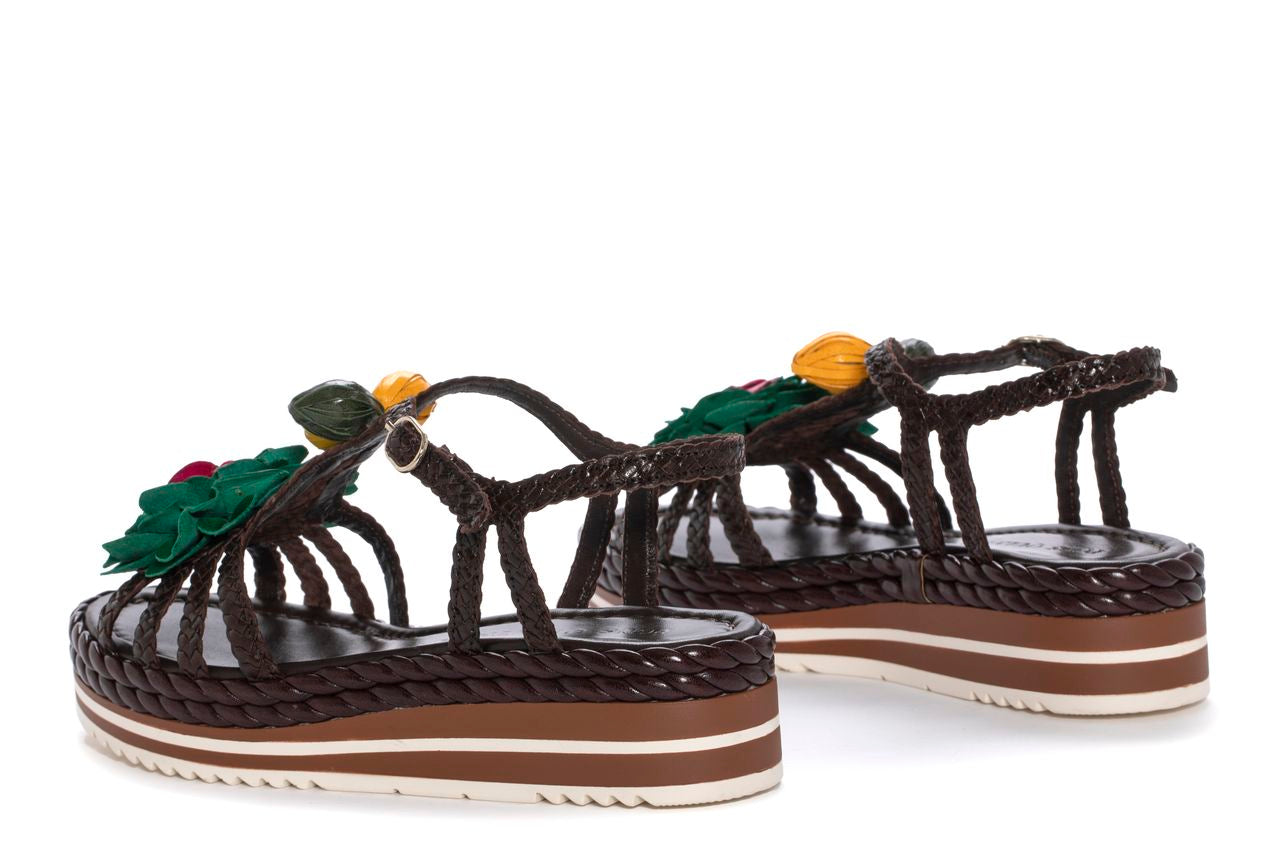 SANDALIA PLATAFORMA MILAN CAFE