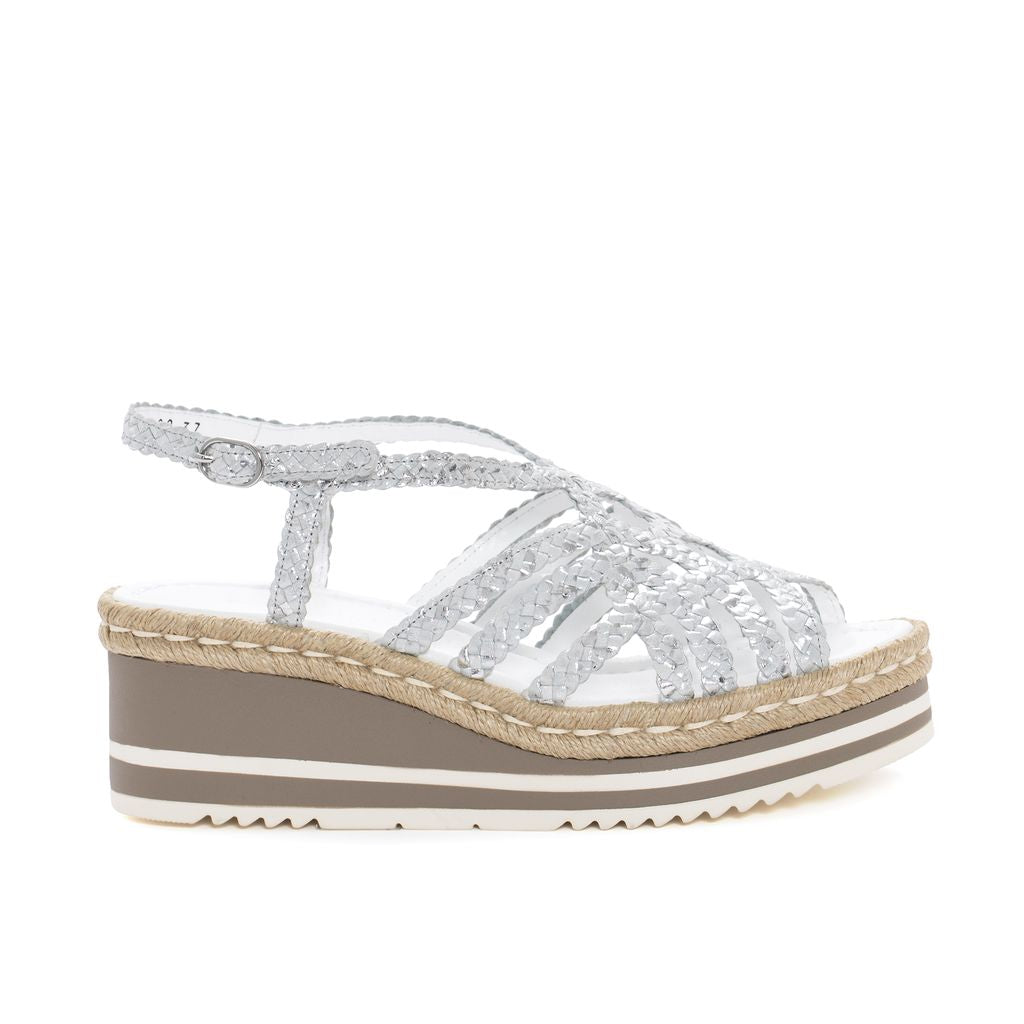 SANDALIA PLATAFORMA PADOVA GAUDET BLANCO