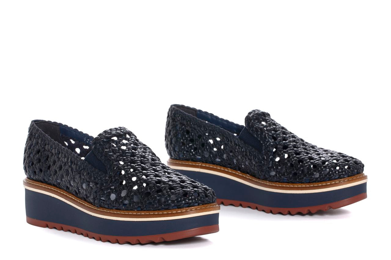 MOCASIN PLATAFORMA VIRGIN AZULON