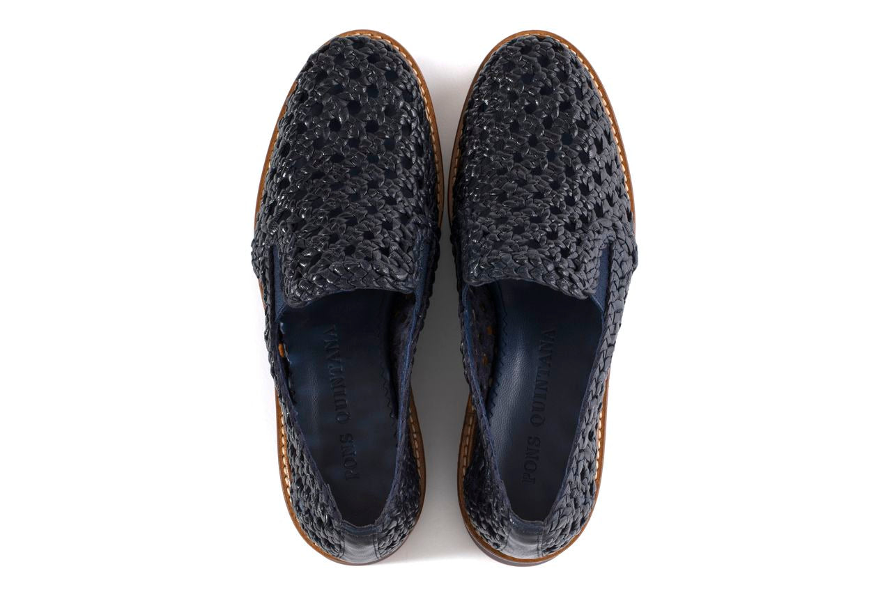 MOCASIN PLATAFORMA VIRGIN AZULON