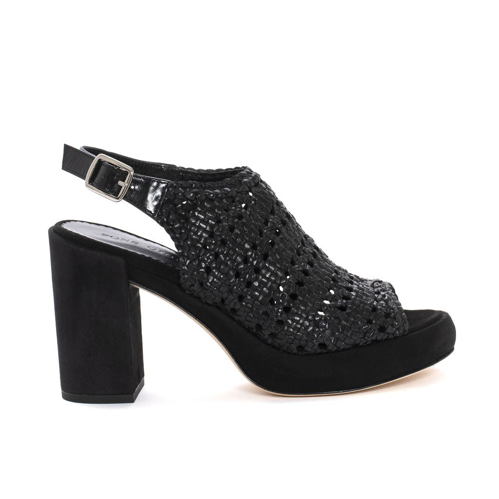 SANDALIA PLATAFORMA ASHA NEGRO