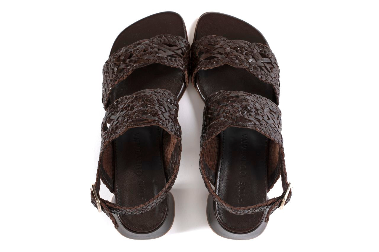 SANDALIA TACON INGRIT CAFE