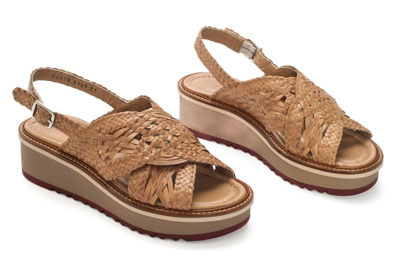 SANDALIA PLATAFORMA NOEMI TAUPE