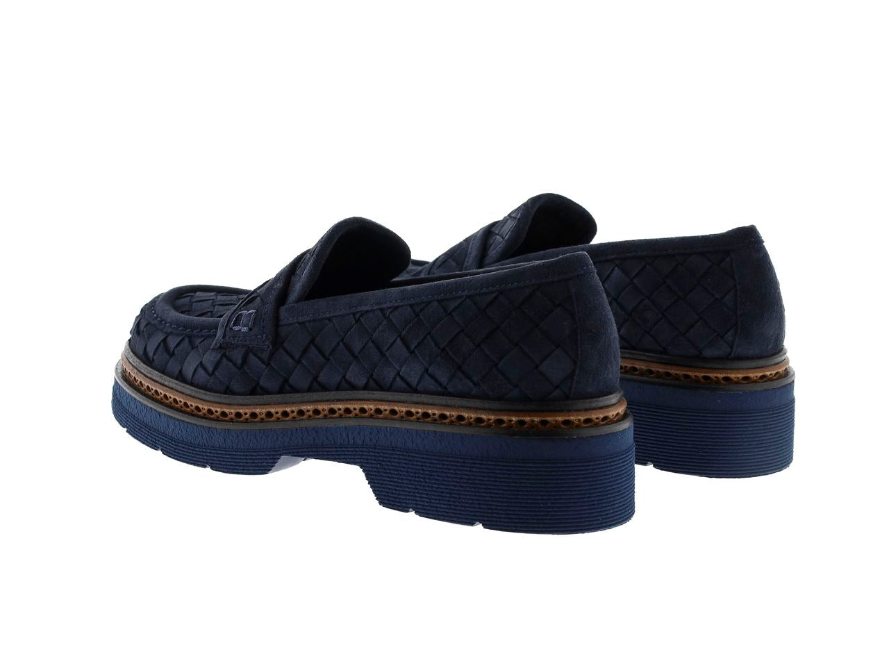 MOCASIN PLATAFORMA YANNY 10MM VELOUR OCEANO