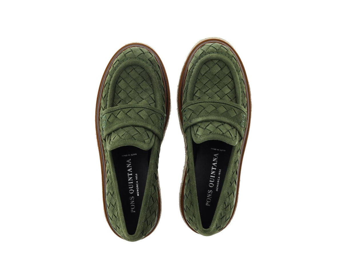 MOCASIN PLATAFORMA YANNY 10MM VELOUR MUSGO