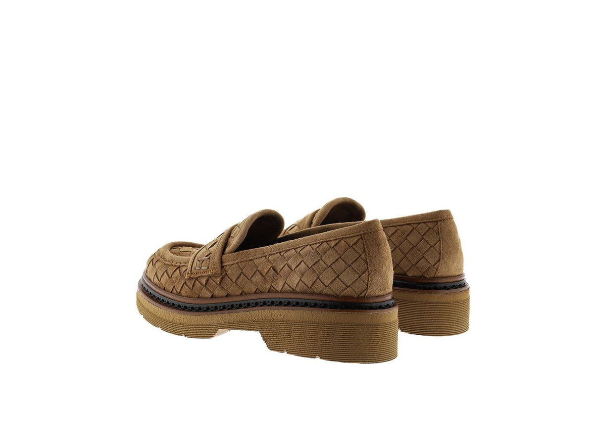 MOCASIN PLATAFORMA YANNY 10MM VELOUR TOFFE