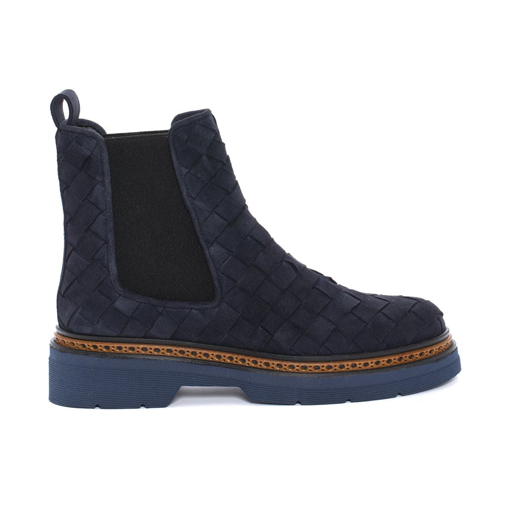 BOTIN PLATAFORMA YANNY 15MM VELOUR OCEANO