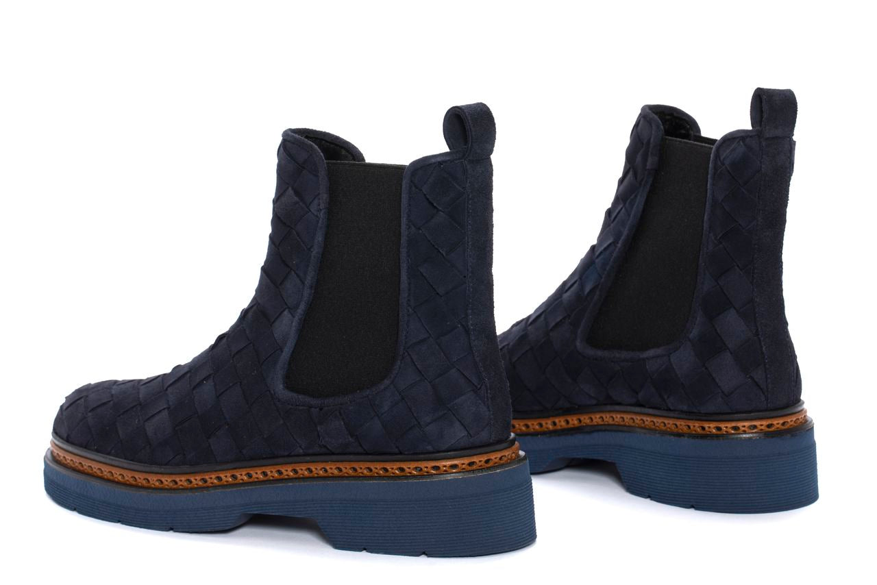 BOTIN PLATAFORMA YANNY 15MM VELOUR OCEANO