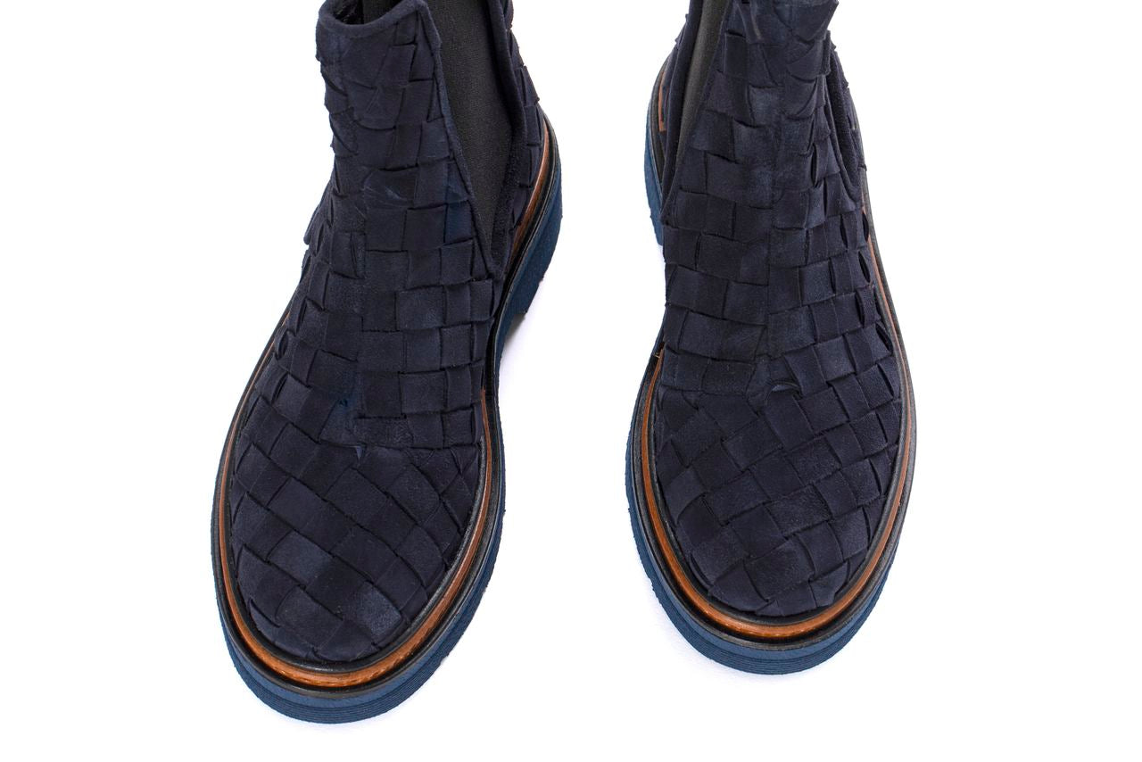 BOTIN PLATAFORMA YANNY 15MM VELOUR OCEANO