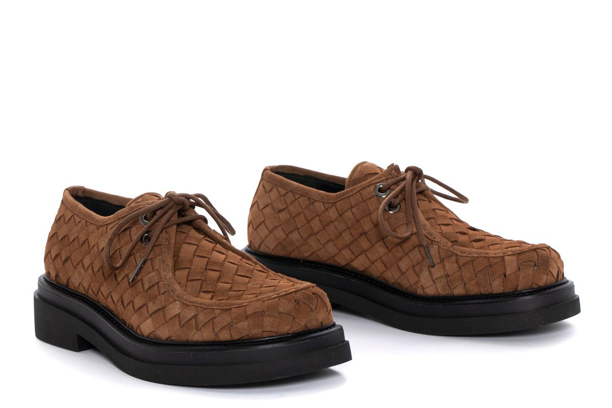 BLUCHER PLATAFORMA CORAL 10MM VELOUR TOFFE