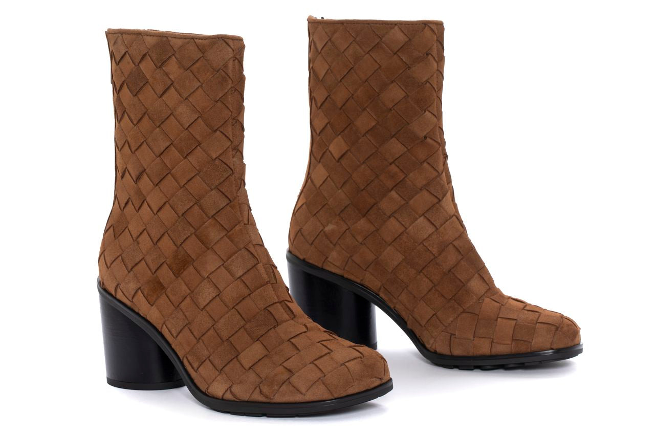 BOTIN TACON TANIA 15MM VELOUR TOFFE