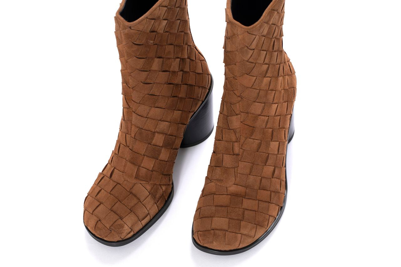 BOTIN TACON TANIA 15MM VELOUR TOFFE