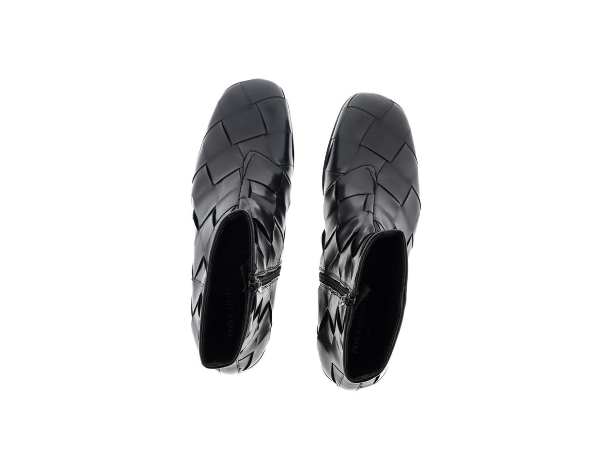 BOTIN PLANO MOLLY 32MM NEGRO