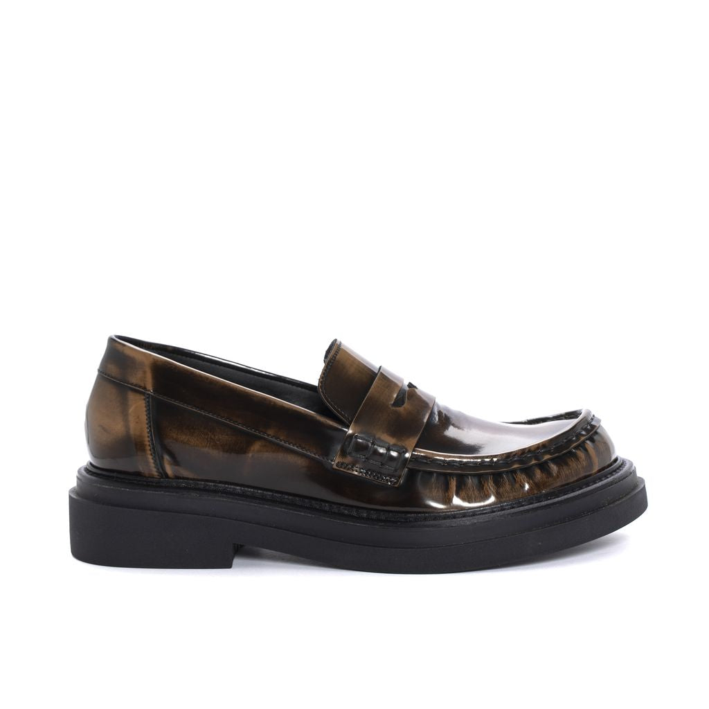 MOCASIN CORAL SPAZZOLATO TAUPE