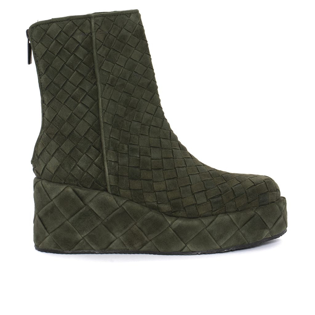 BOTIN PLATAFORMA DALIA VELOUR MUSGO