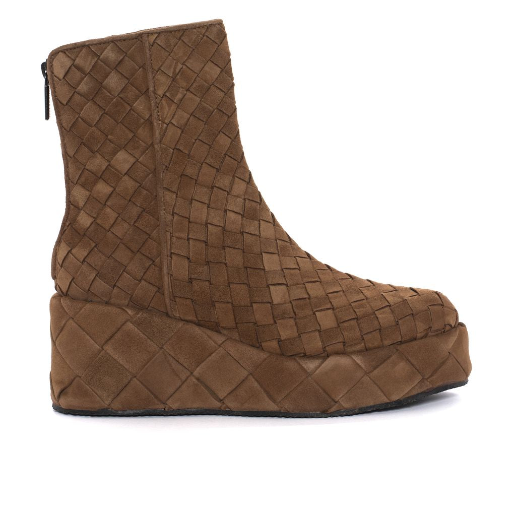 BOTIN PLATAFORMA DALIA VELOUR TOFFE