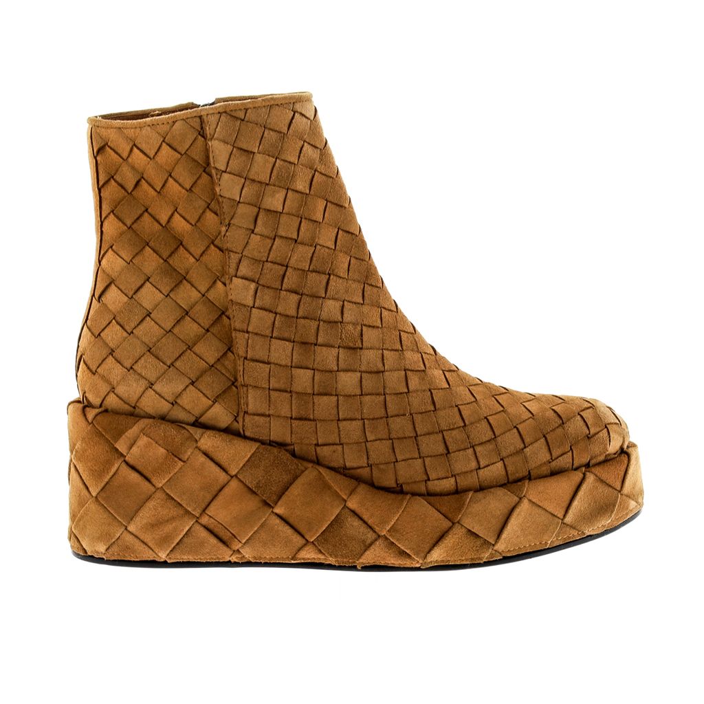 BOTIN PLATAFORMA DALIA VELOUR TOFFE