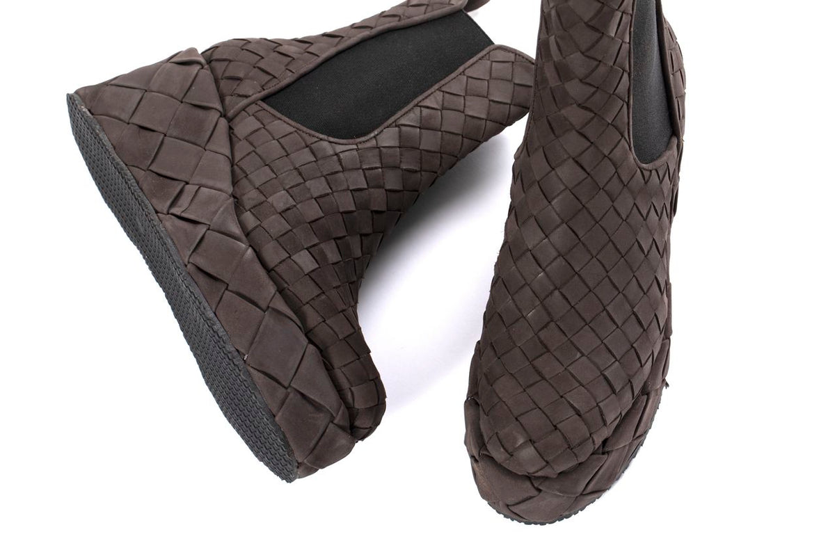 BOTIN DE PLATAFORMA DALIA VELOUR SASSO