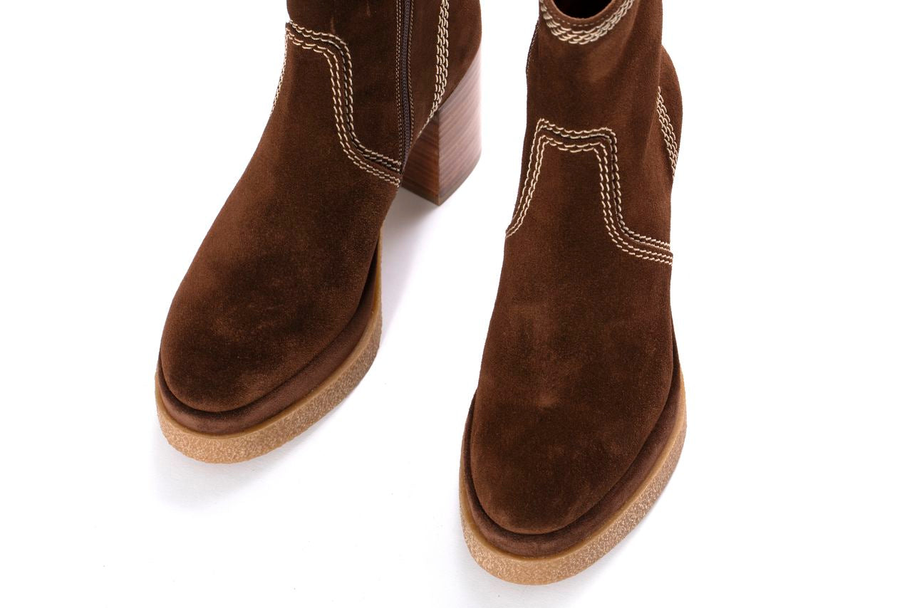 BOTIN TACON NAYLA VELOUR EBANO