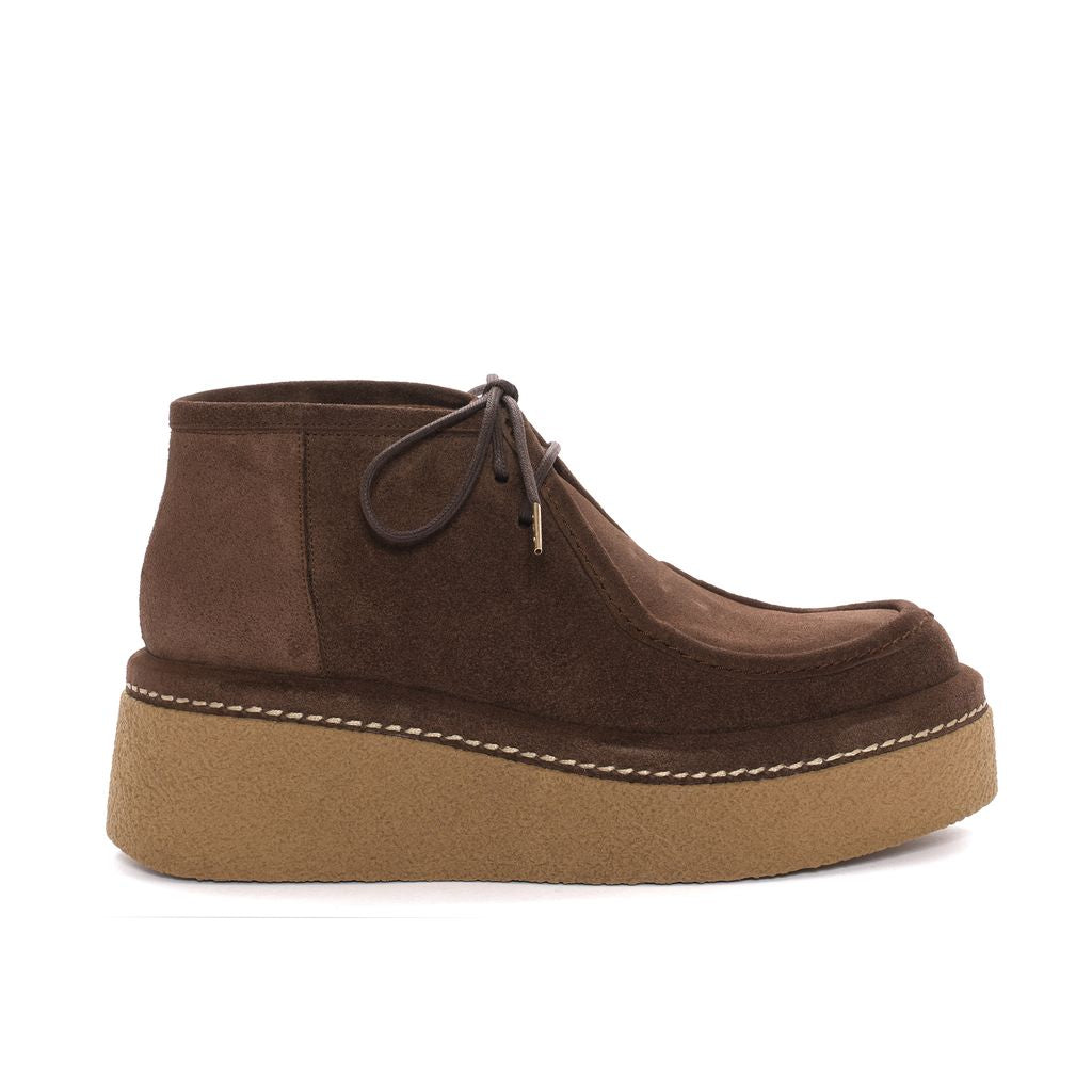 BOTIN PLATAFORMA KIARA VELOUR EBANO