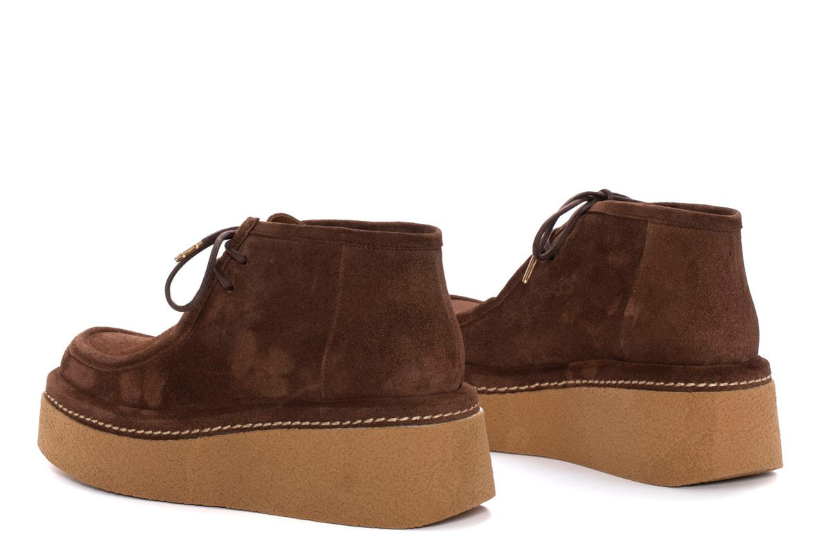 BOTIN PLATAFORMA KIARA VELOUR EBANO