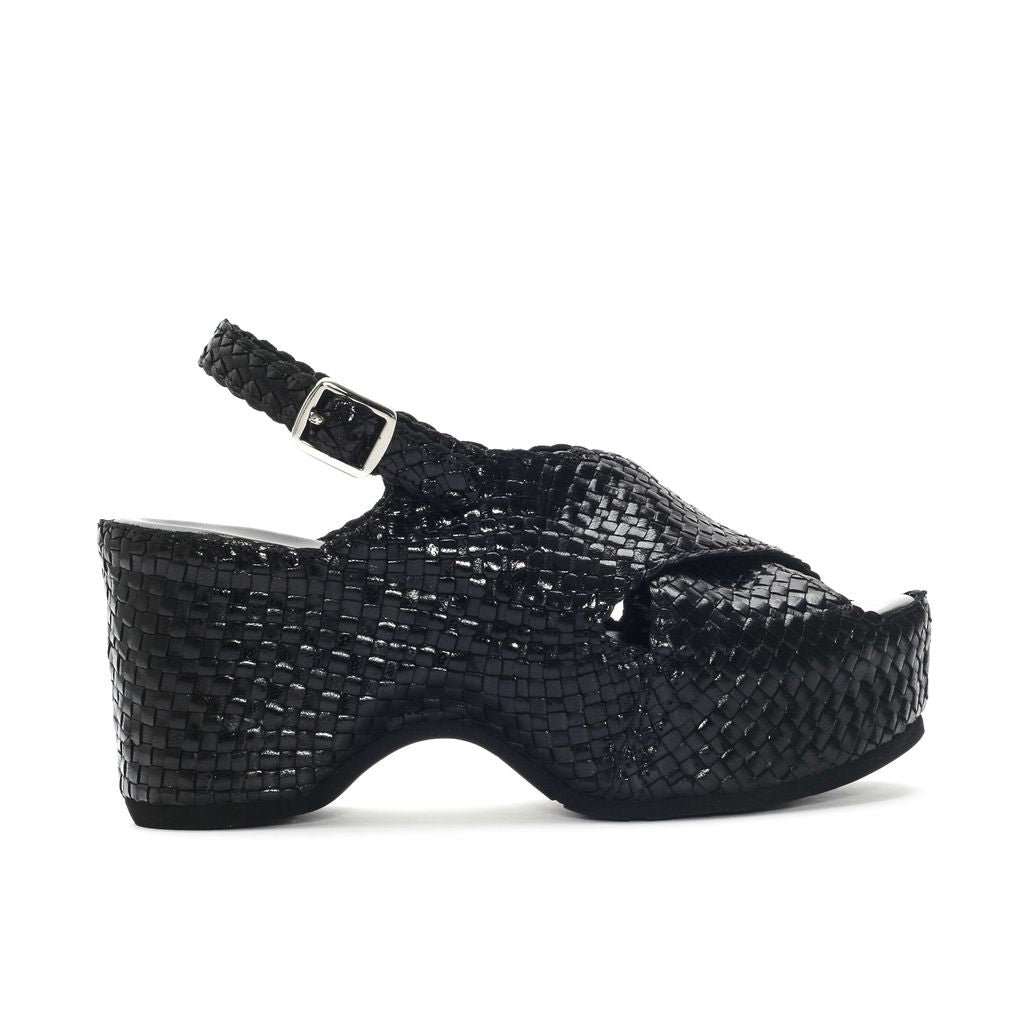 SANDALIA PLATAFORMA DELHI NEGRO