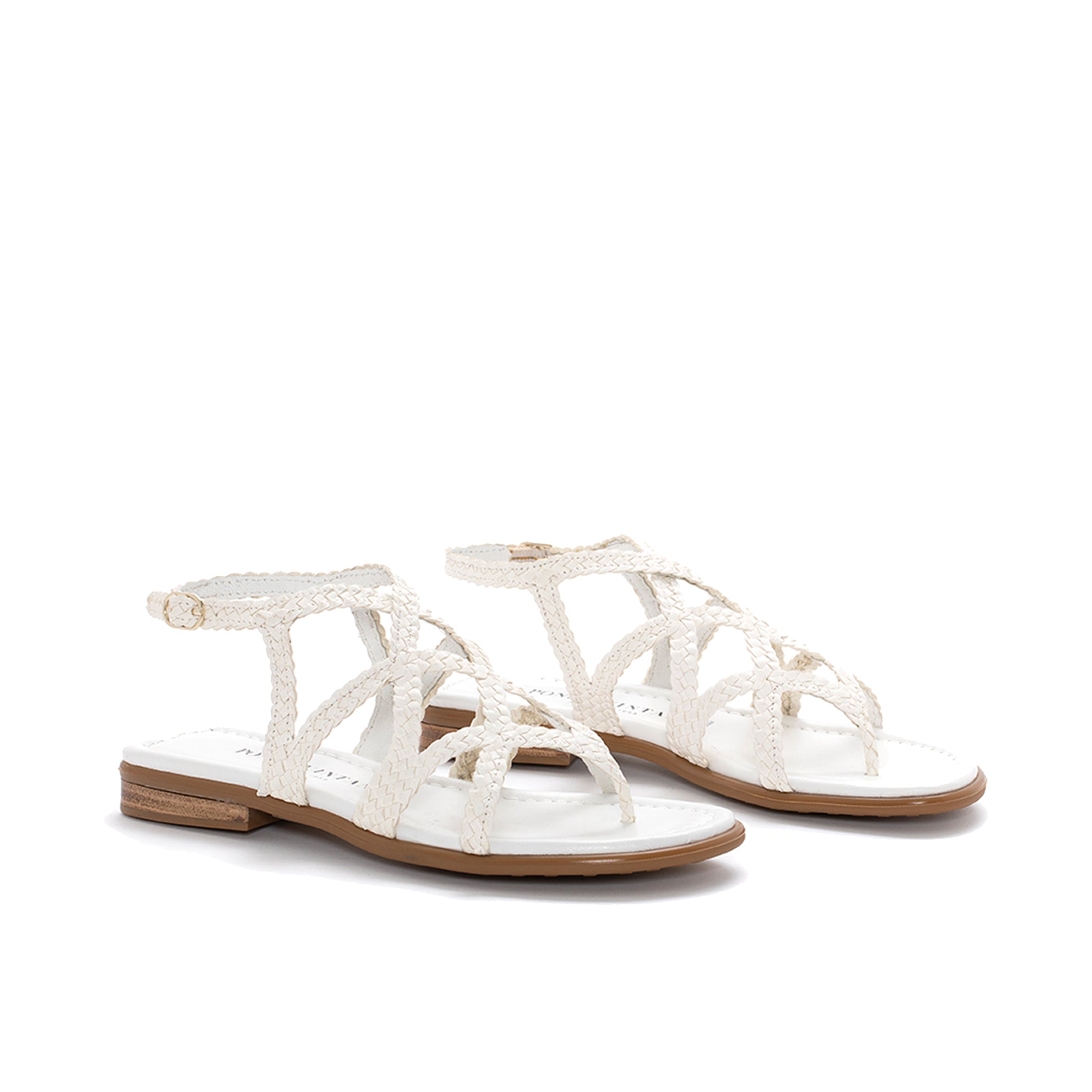 TINA WET MILK FLAT SANDAL