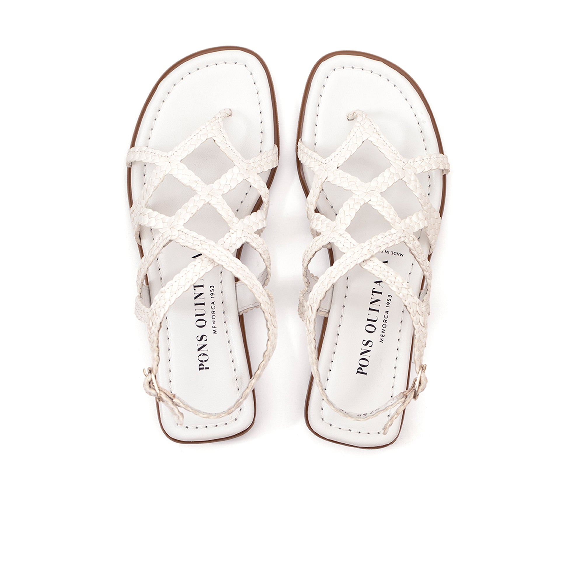 TINA WET MILK FLAT SANDAL